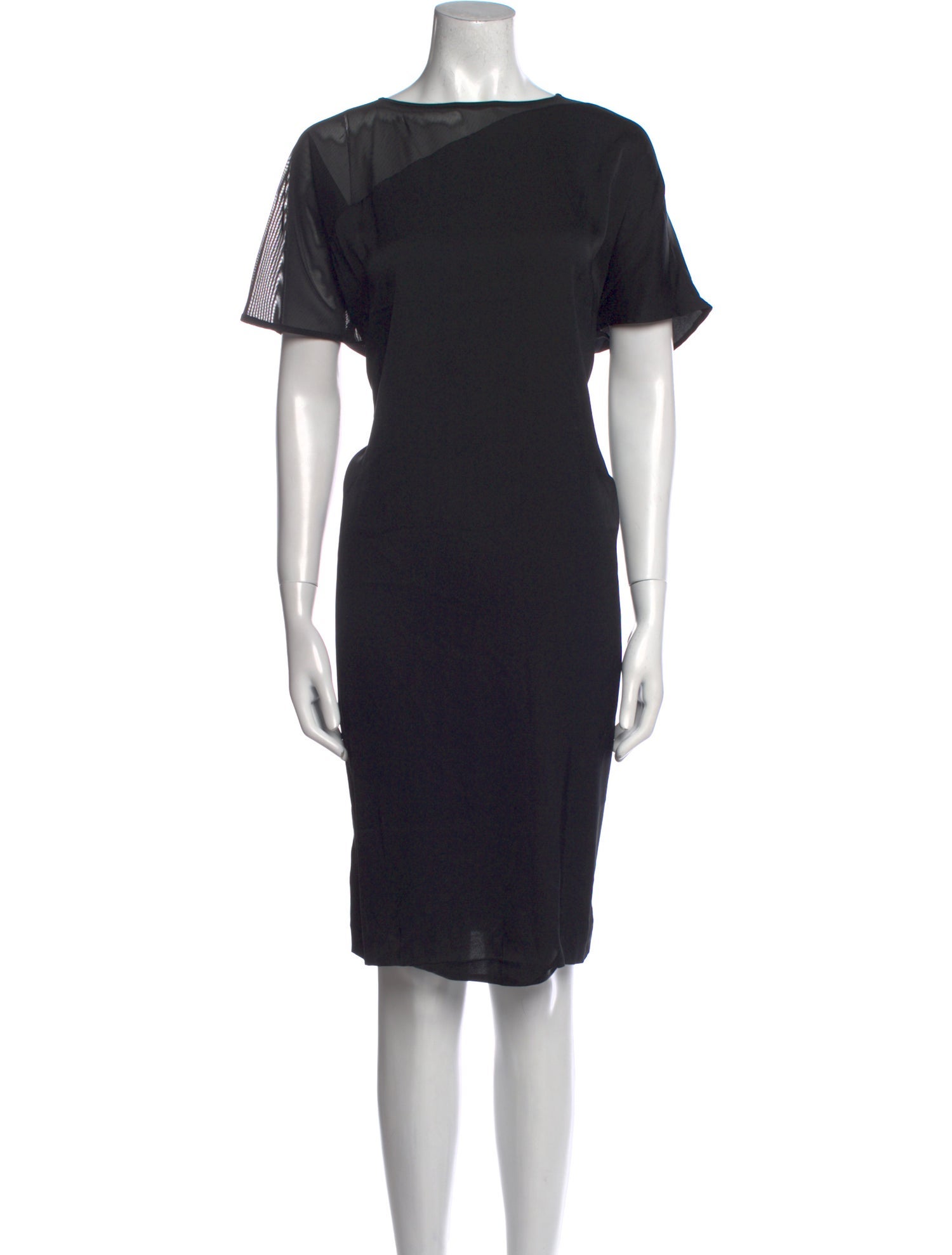 Zero + Maria Cornejo Silk Knee-Length Dress