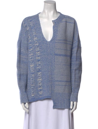 Zero + Maria Cornejo Wool Striped Sweater