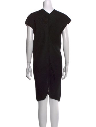 Zero + Maria Cornejo V-Neck Knee-Length Dress