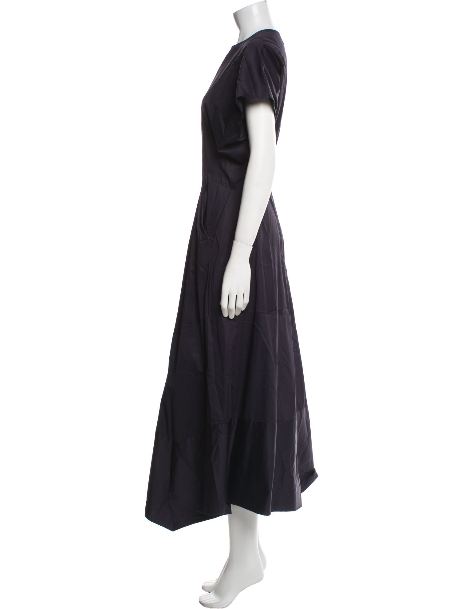 Zero + Maria Cornejo Crew Neck Long Dress