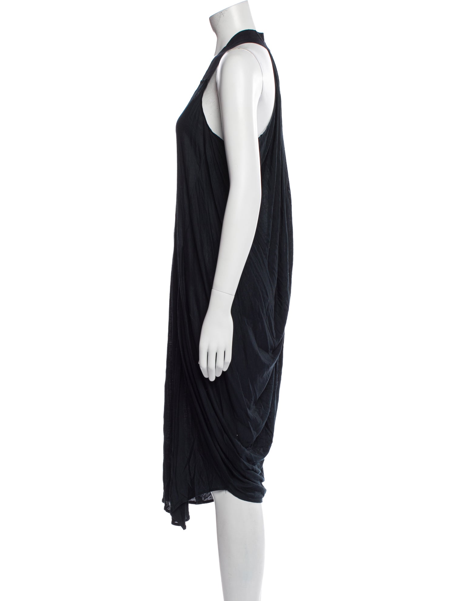 Zero + Maria Cornejo V-Neck Midi Length Dress