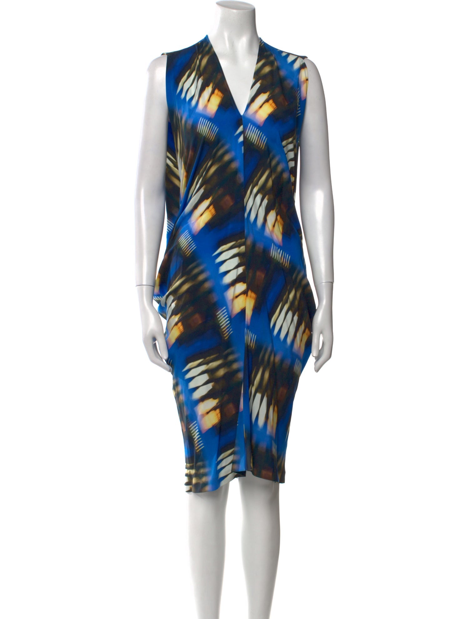 Zero + Maria Cornejo Silk Midi Length Dress