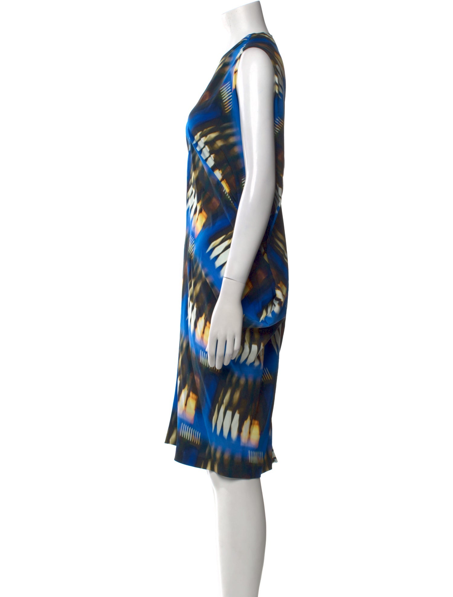 Zero + Maria Cornejo Silk Midi Length Dress