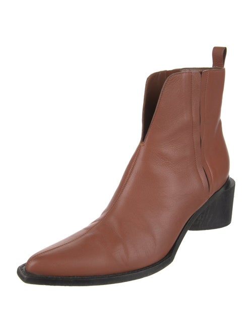 Zero + Maria Cornejo Leather Chelsea Boots