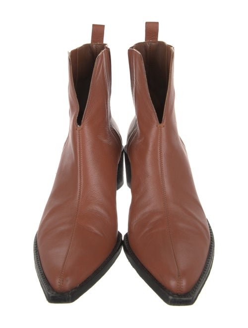 Zero + Maria Cornejo Leather Chelsea Boots