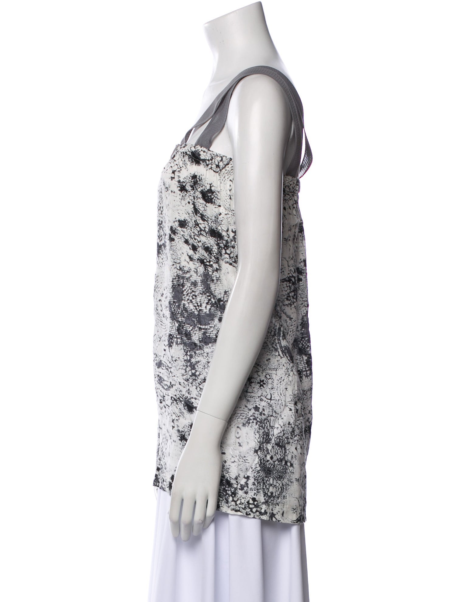 Zero + Maria Cornejo Linen Printed Top