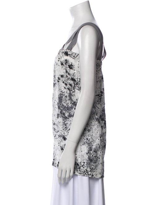 Zero + Maria Cornejo Linen Printed Top