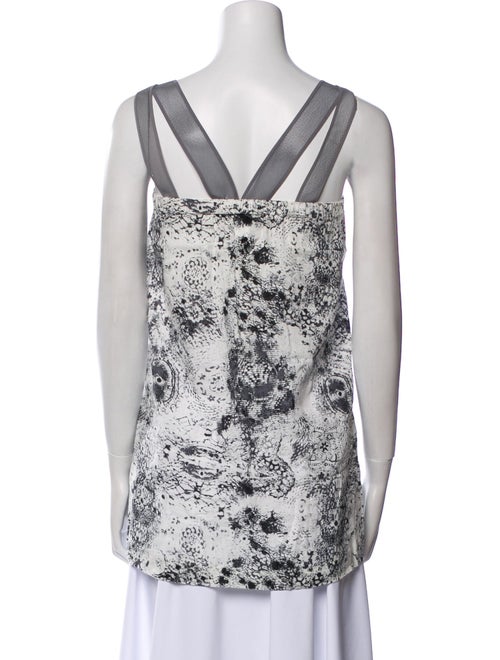 Zero + Maria Cornejo Linen Printed Top