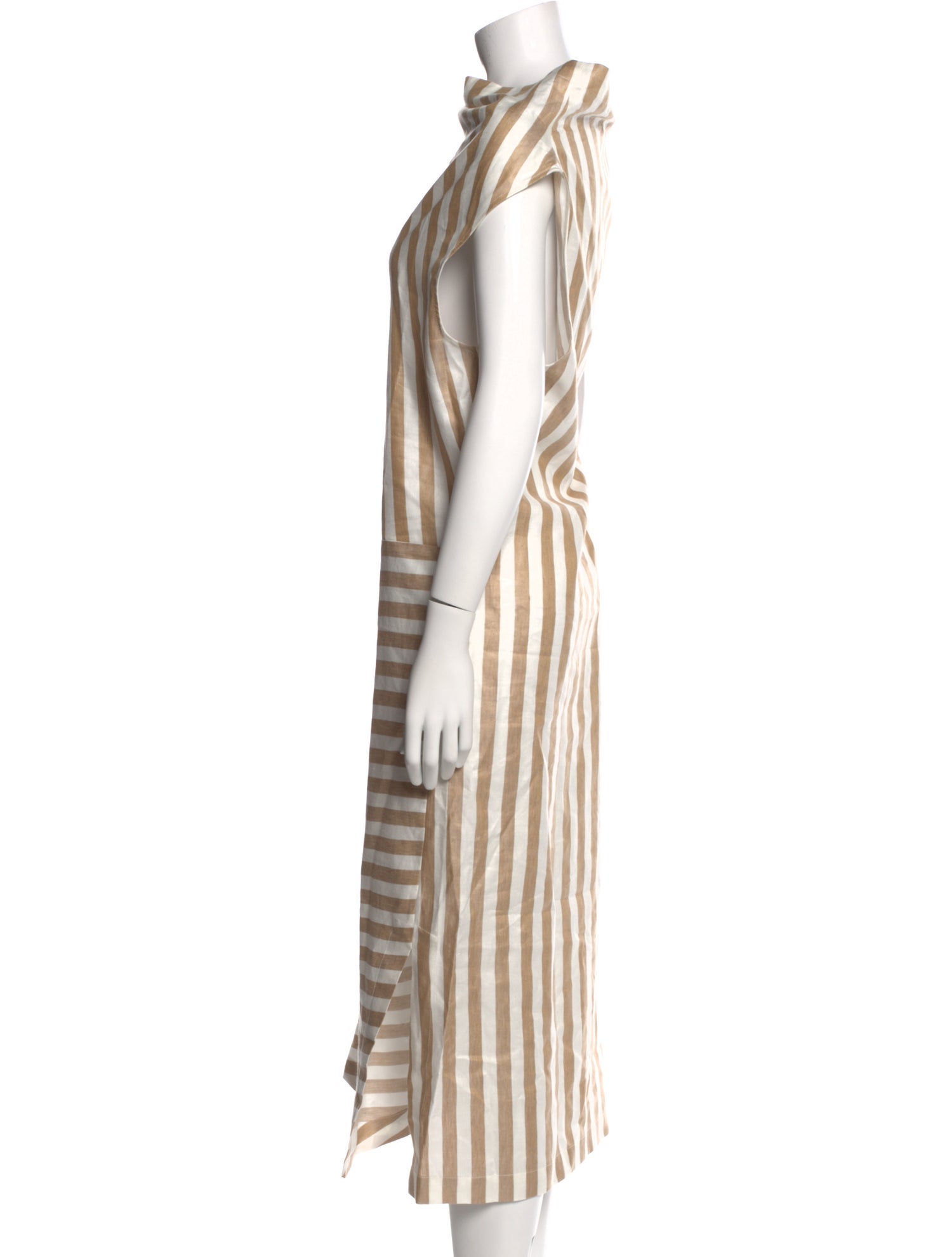 Zero + Maria Cornejo Striped Long Dress