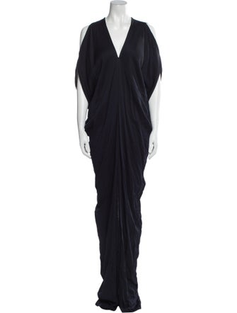 Zero + Maria Cornejo V-Neck Long Dress