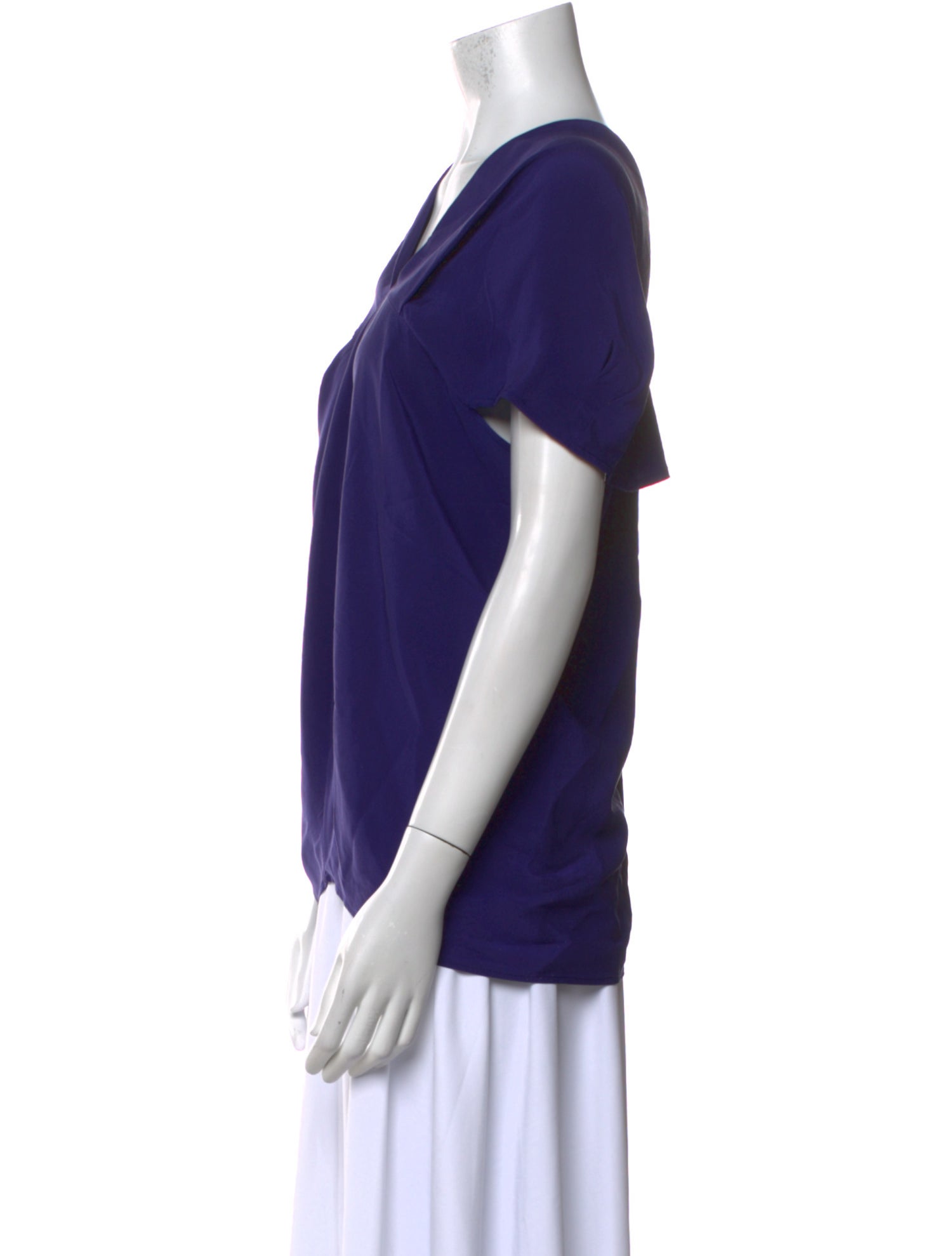 Zero + Maria Cornejo Silk V-Neck Blouse