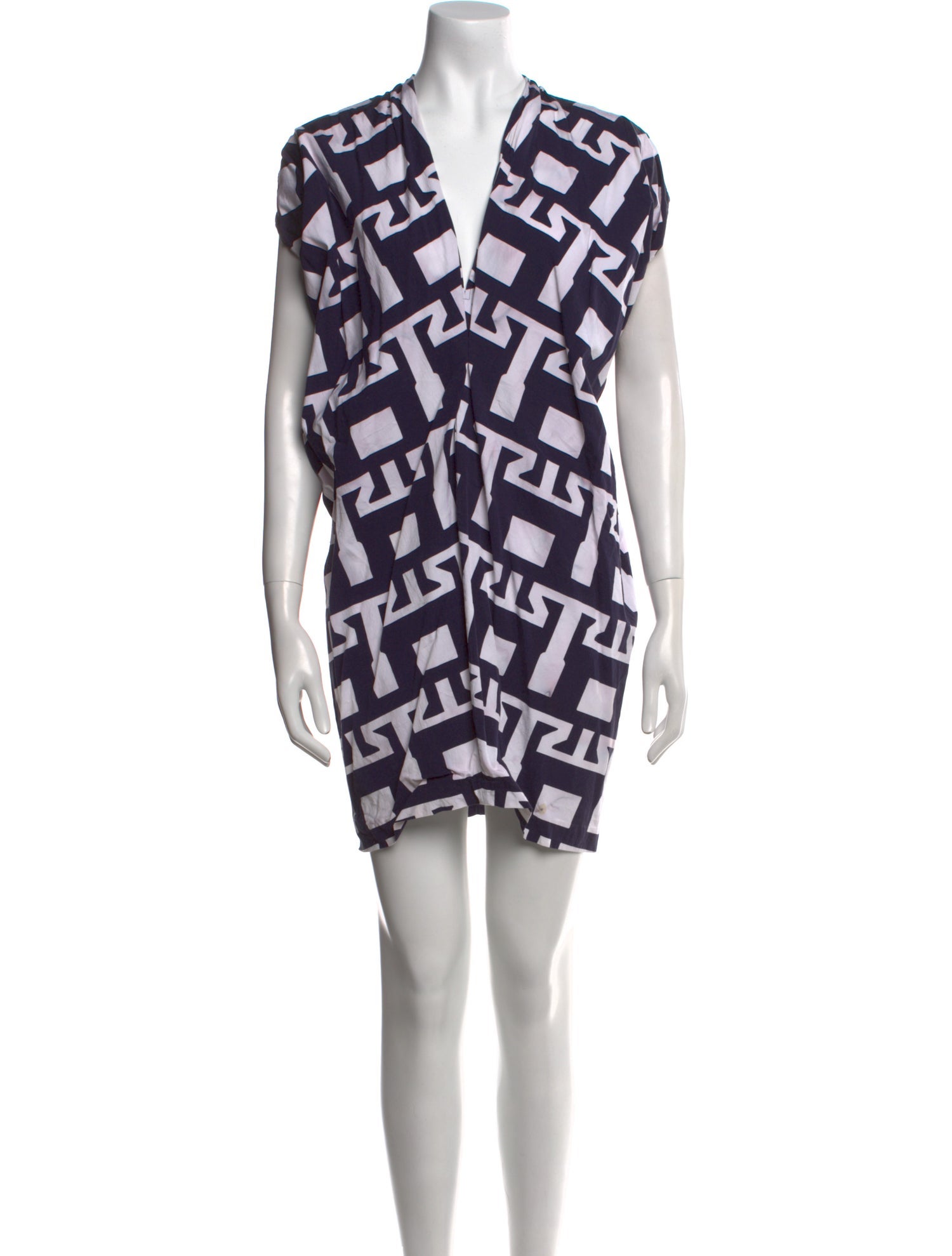 Zero + Maria Cornejo Printed Mini Dress