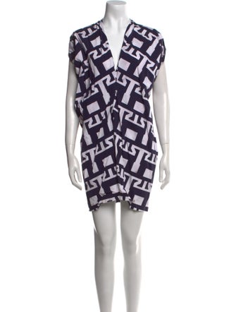 Zero + Maria Cornejo Printed Mini Dress