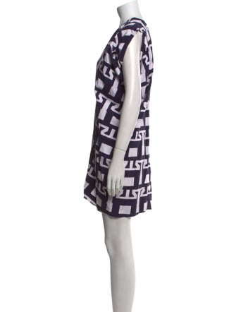 Zero + Maria Cornejo Printed Mini Dress