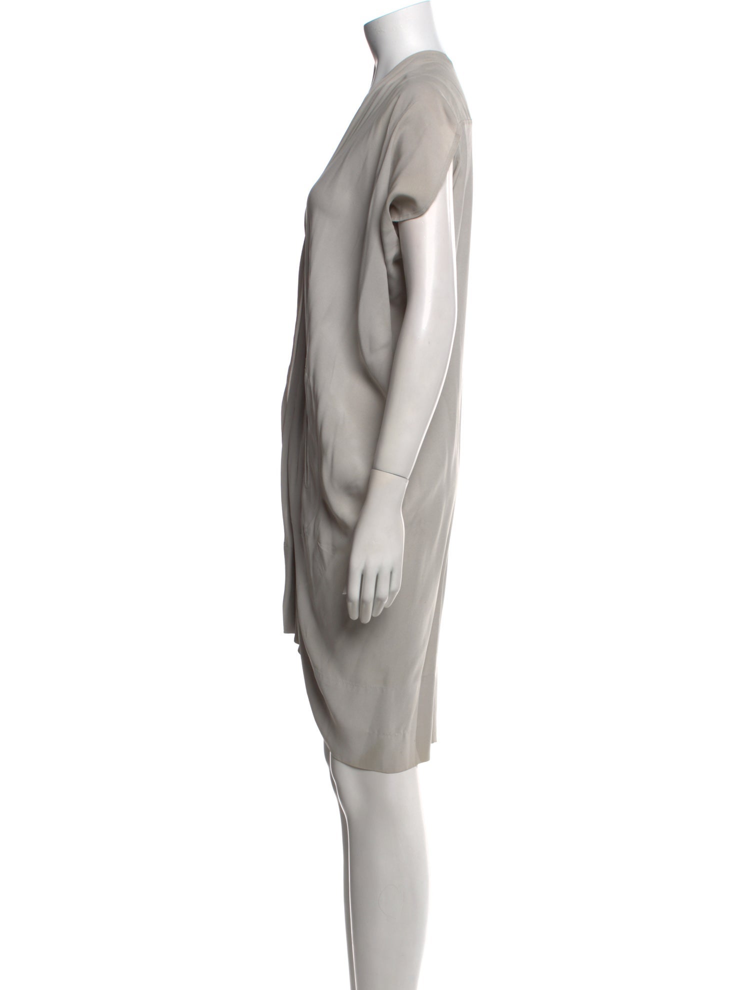 Zero + Maria Cornejo V-Neck Knee-Length Dress