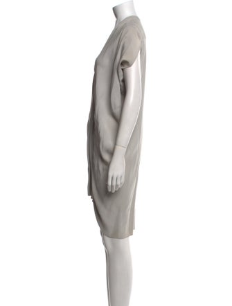 Zero + Maria Cornejo V-Neck Knee-Length Dress