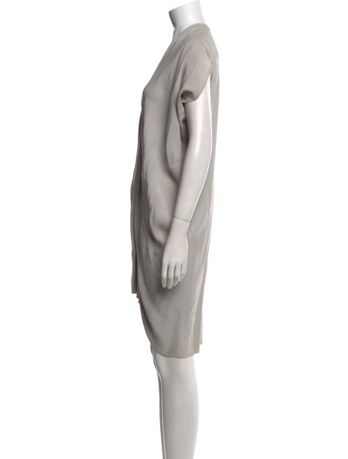 Zero + Maria Cornejo V-Neck Knee-Length Dress