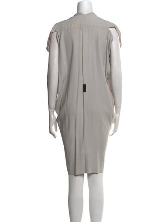 Zero + Maria Cornejo V-Neck Knee-Length Dress