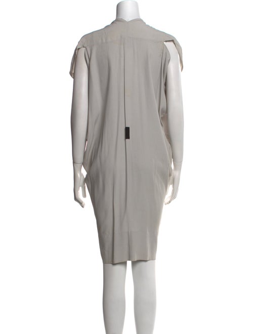 Zero + Maria Cornejo V-Neck Knee-Length Dress