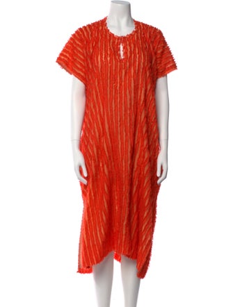 Zero + Maria Cornejo Silk Midi Length Dress