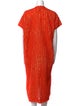 Zero + Maria Cornejo Silk Midi Length Dress