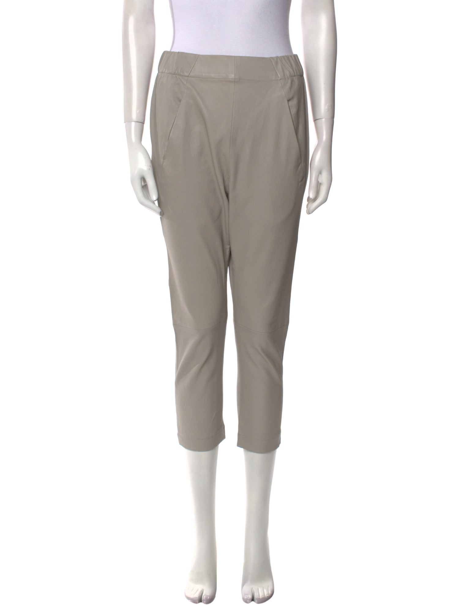 Zero + Maria Cornejo Lamb Leather Straight Leg Pants