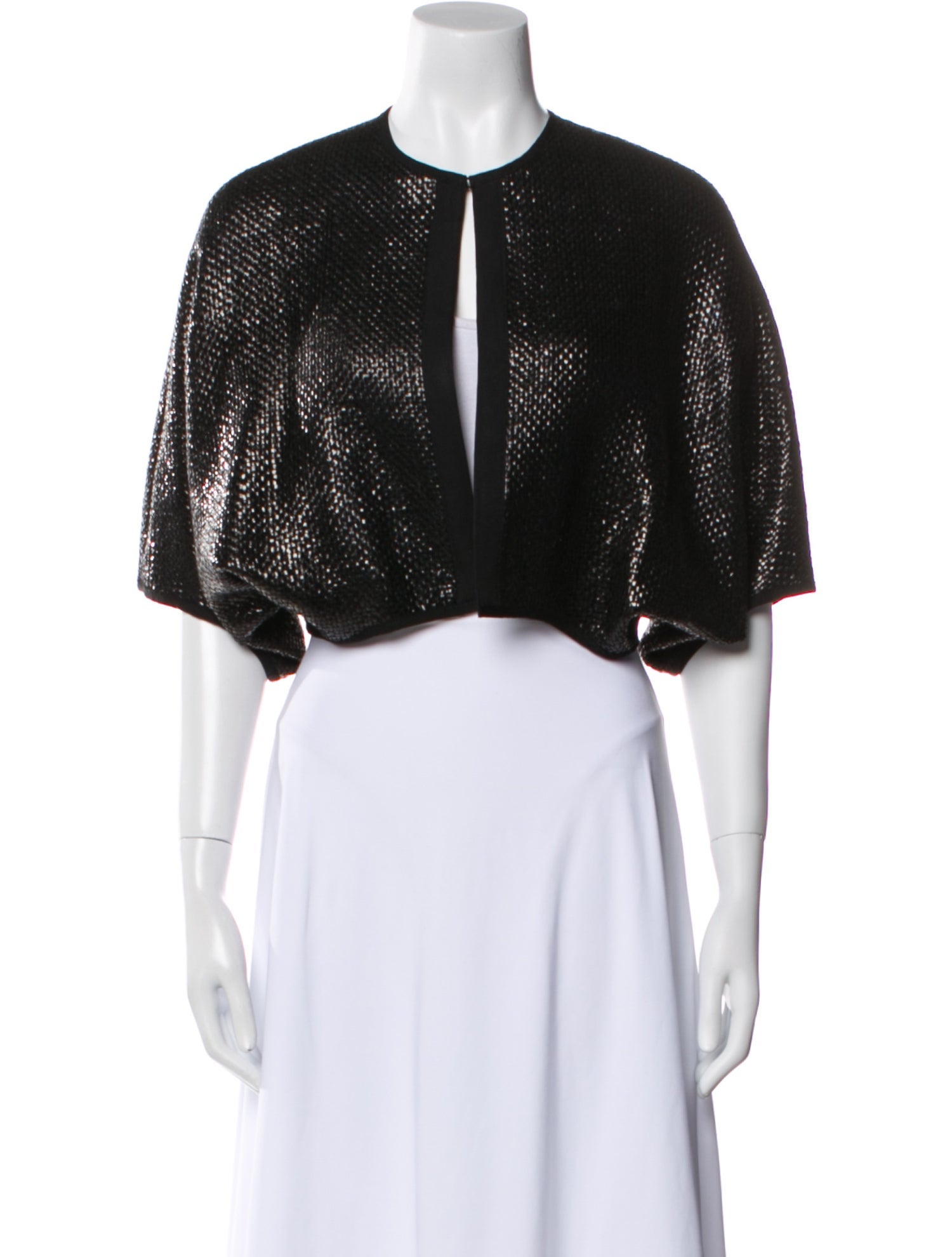 Zero + Maria Cornejo Leather Bolero