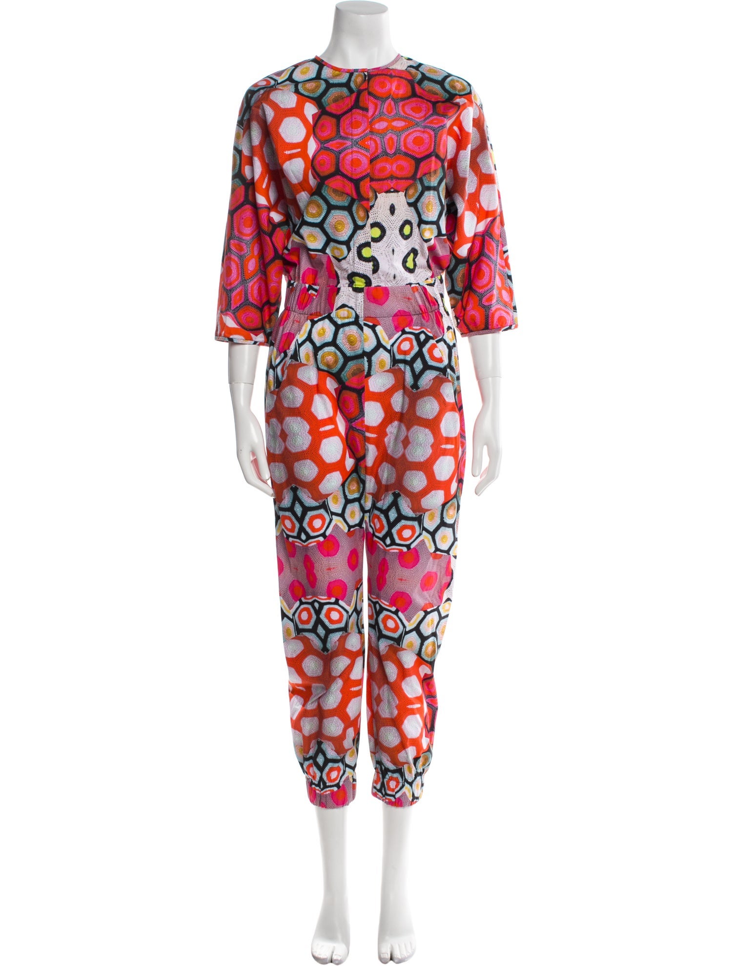 Zero + Maria Cornejo Printed Crew Neck Jumpsuit w/ Tags