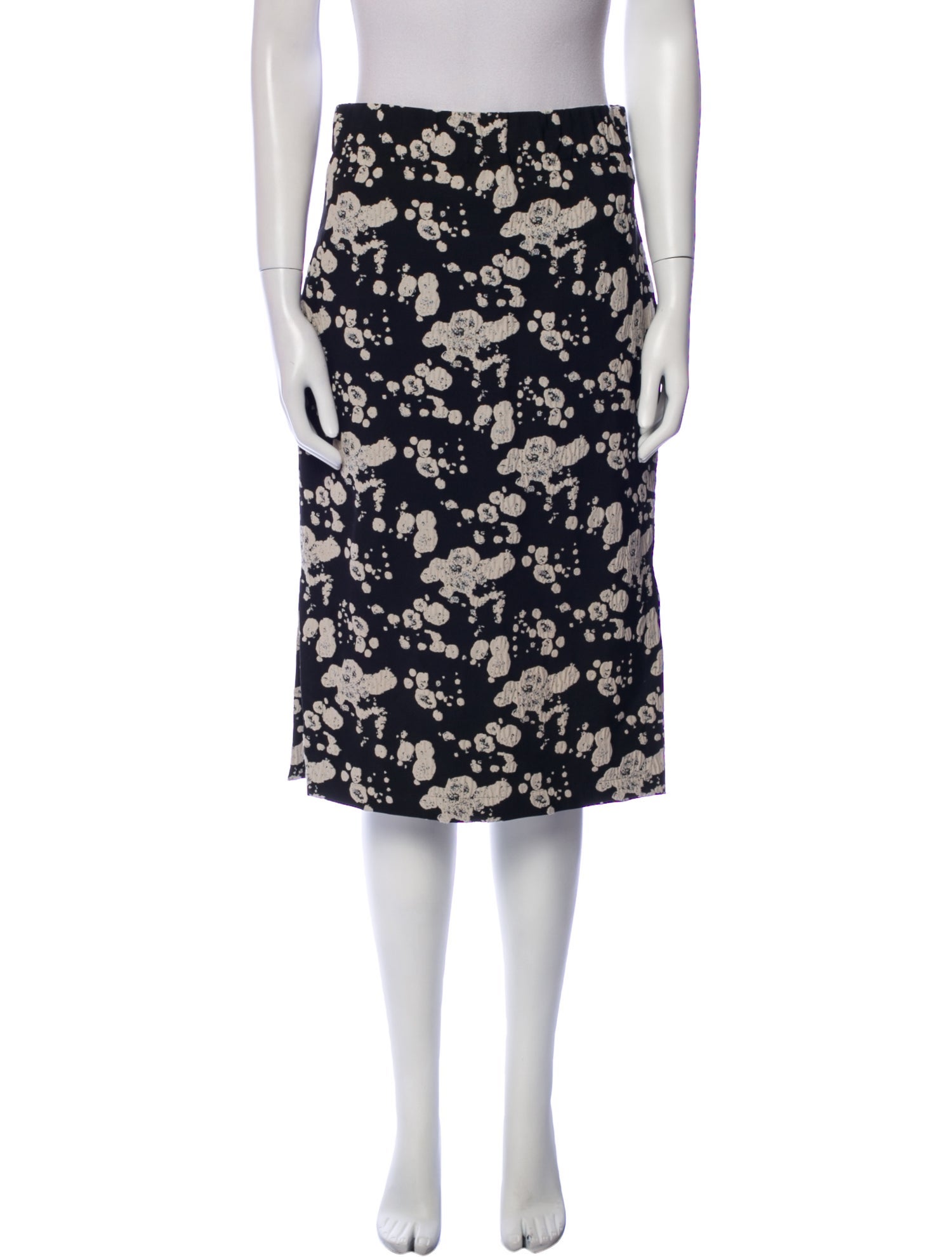 Zero + Maria Cornejo Floral Print Knee-Length Skirt
