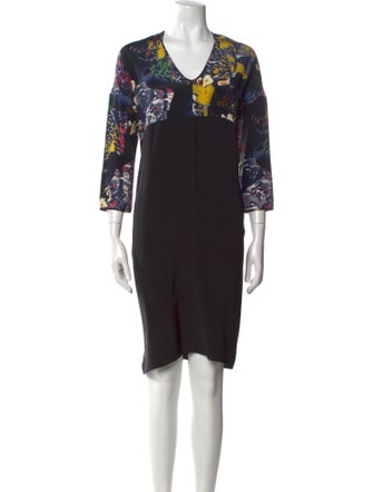Zero + Maria Cornejo Silk Knee-Length Dress