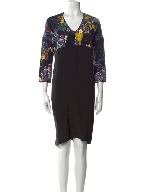 Zero + Maria Cornejo Silk Knee-Length Dress