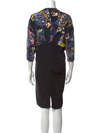 Zero + Maria Cornejo Silk Knee-Length Dress