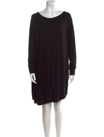 Zero + Maria Cornejo Bateau Neckline Mini Dress