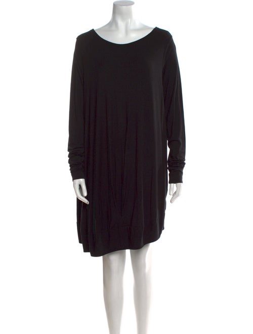 Zero + Maria Cornejo Bateau Neckline Mini Dress