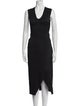 Zero + Maria Cornejo V-Neck Midi Length Dress