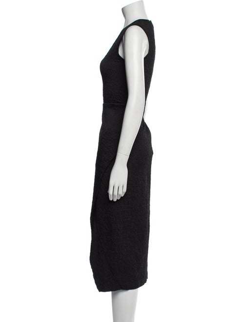 Zero + Maria Cornejo V-Neck Midi Length Dress