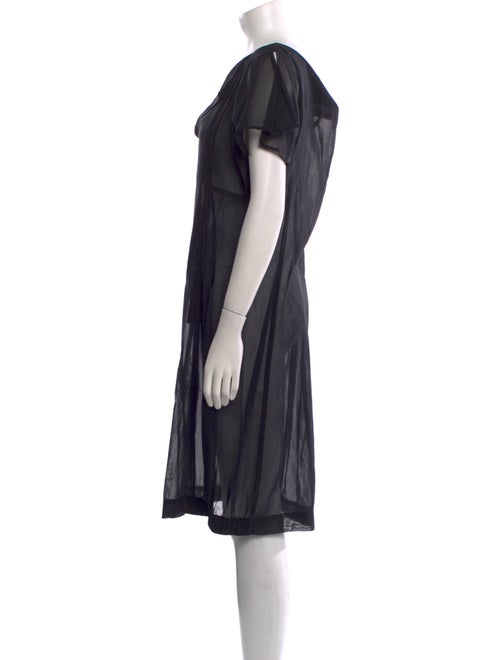 Zero + Maria Cornejo V-Neck Knee-Length Dress