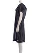 Zero + Maria Cornejo V-Neck Knee-Length Dress