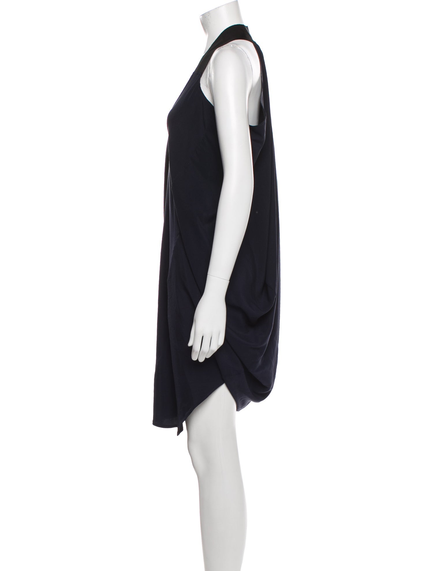 Zero + Maria Cornejo Silk Knee-Length Dress