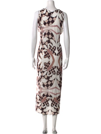 Zero + Maria Cornejo Printed Long Dress