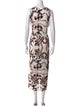 Zero + Maria Cornejo Printed Long Dress
