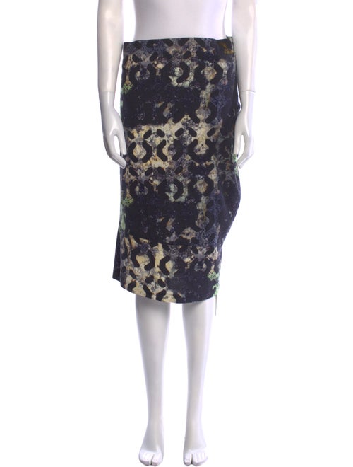 Zero + Maria Cornejo Floral Print Knee-Length Skirt