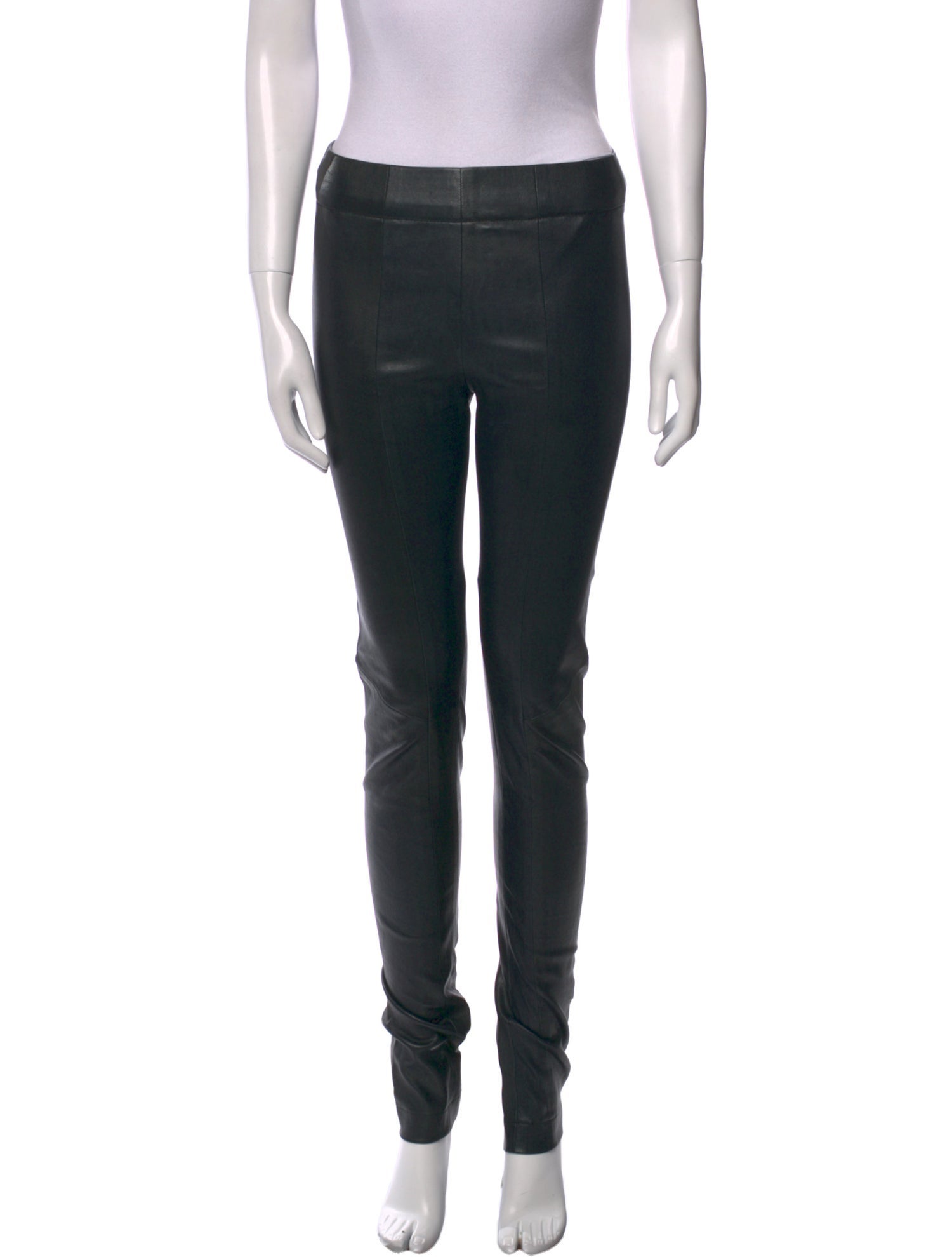 Zero + Maria Cornejo Lambskin Skinny Leg Pants