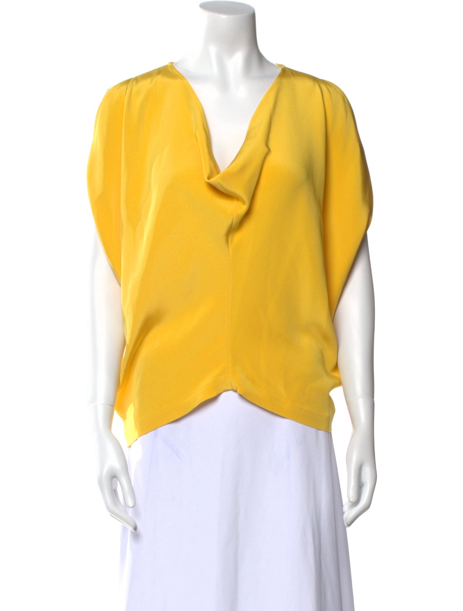 Zero + Maria Cornejo Silk V-Neck Blouse