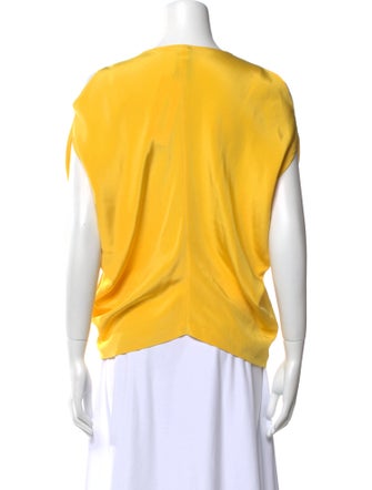 Zero + Maria Cornejo Silk V-Neck Blouse