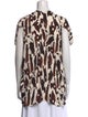 Zero + Maria Cornejo Silk Printed Blouse