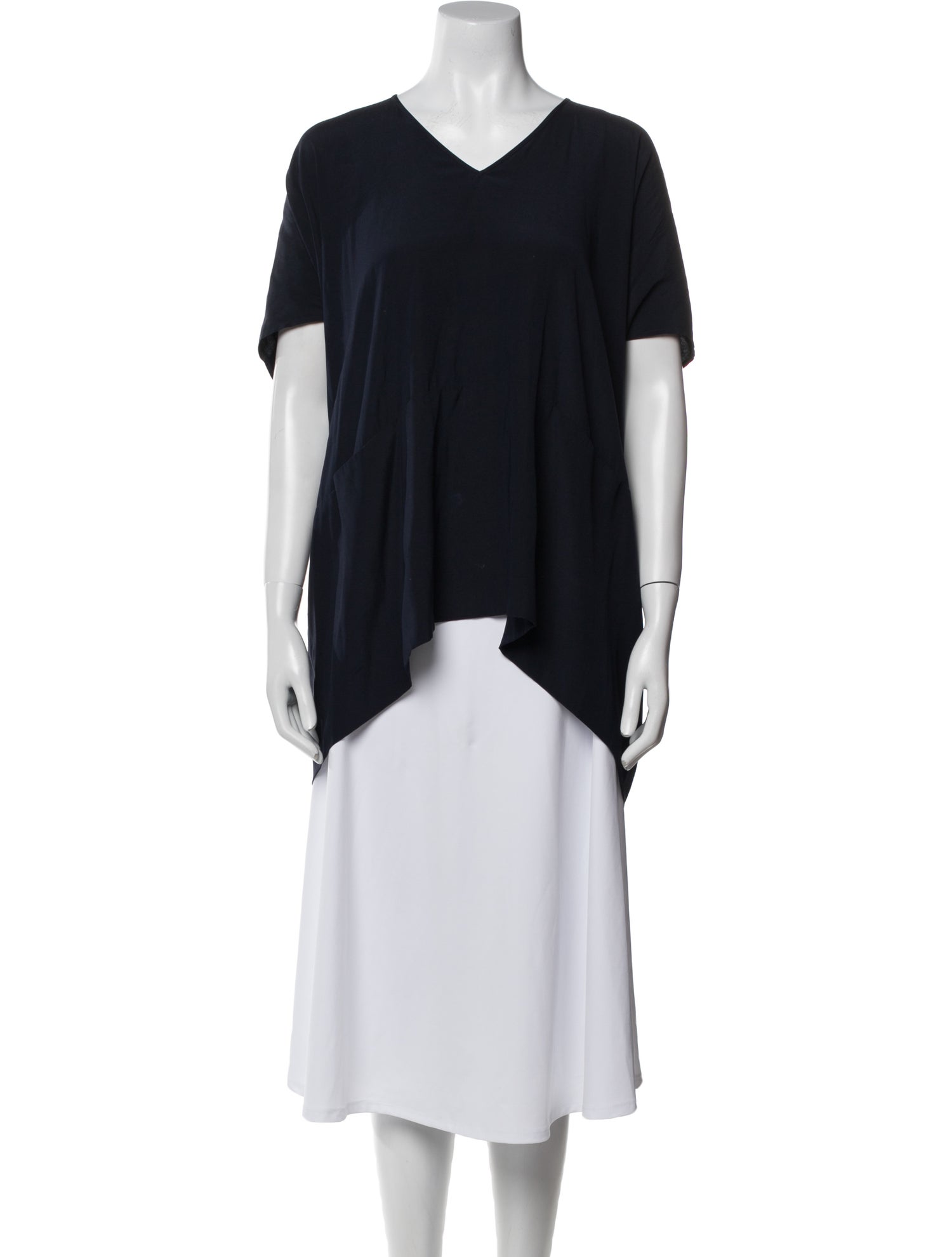 Zero + Maria Cornejo Silk V-Neck T-Shirt