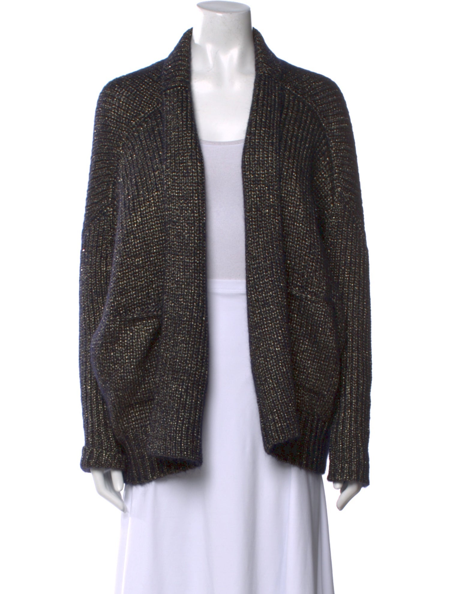 Zero + Maria Cornejo Kid Mohair Open Front Sweater