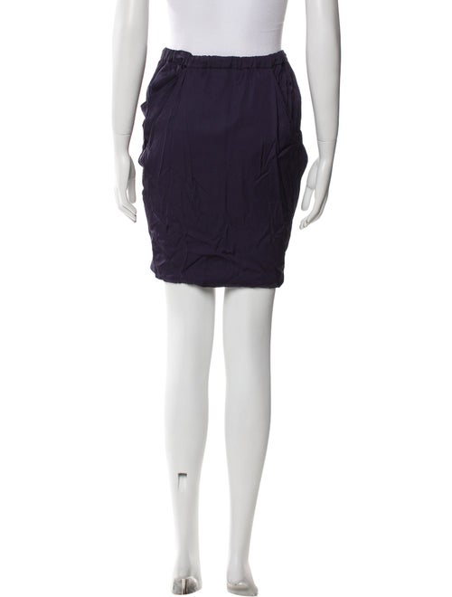 Zero + Maria Cornejo Pleated Accents Mini Skirt