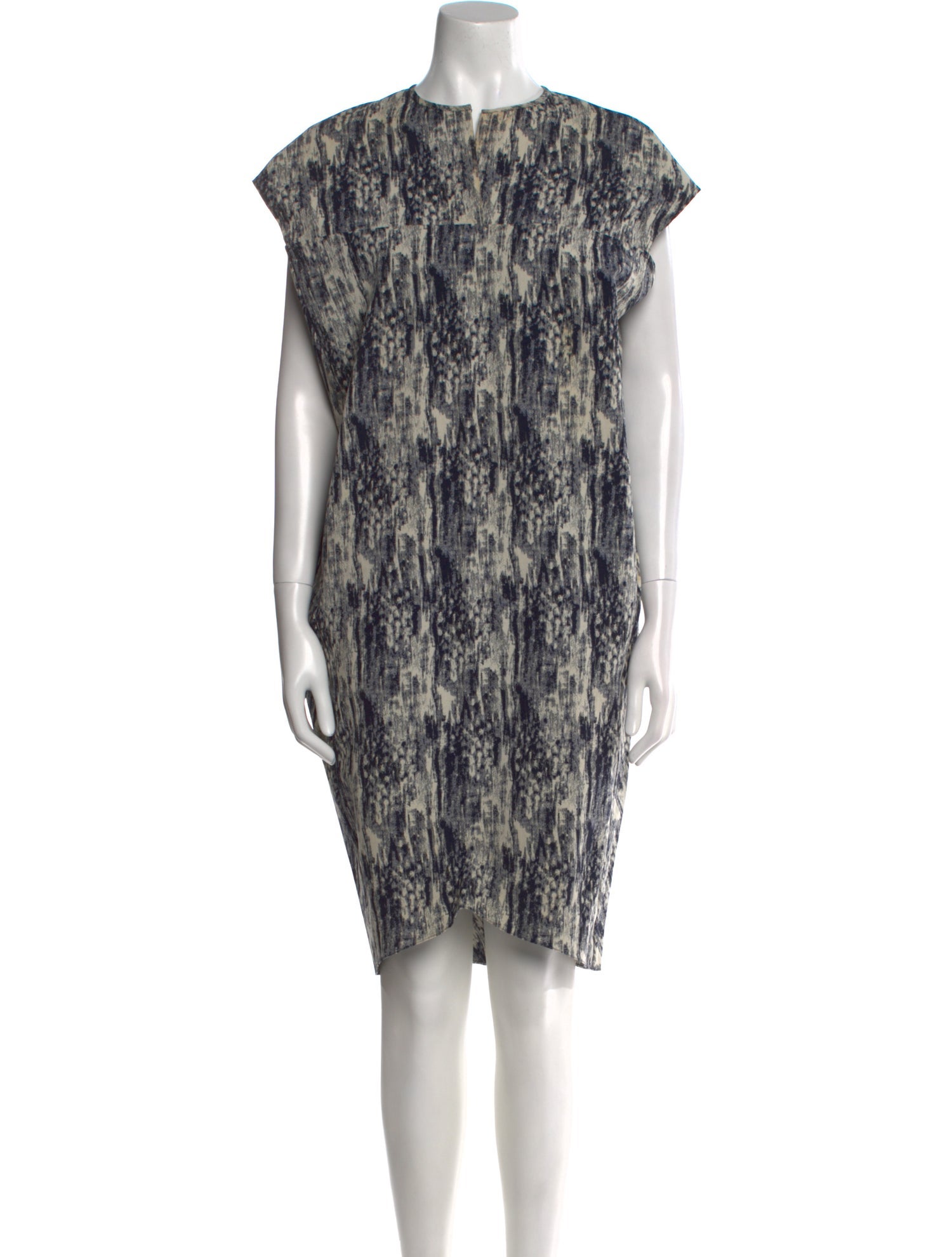 Zero + Maria Cornejo Printed Midi Length Dress